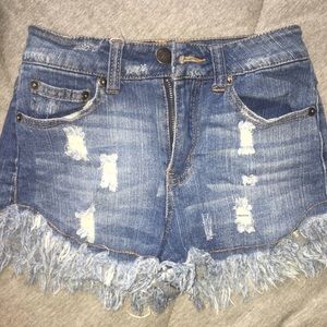 HIGH WAISTED JEAN SHORTS FROM ISLAND GYPSY